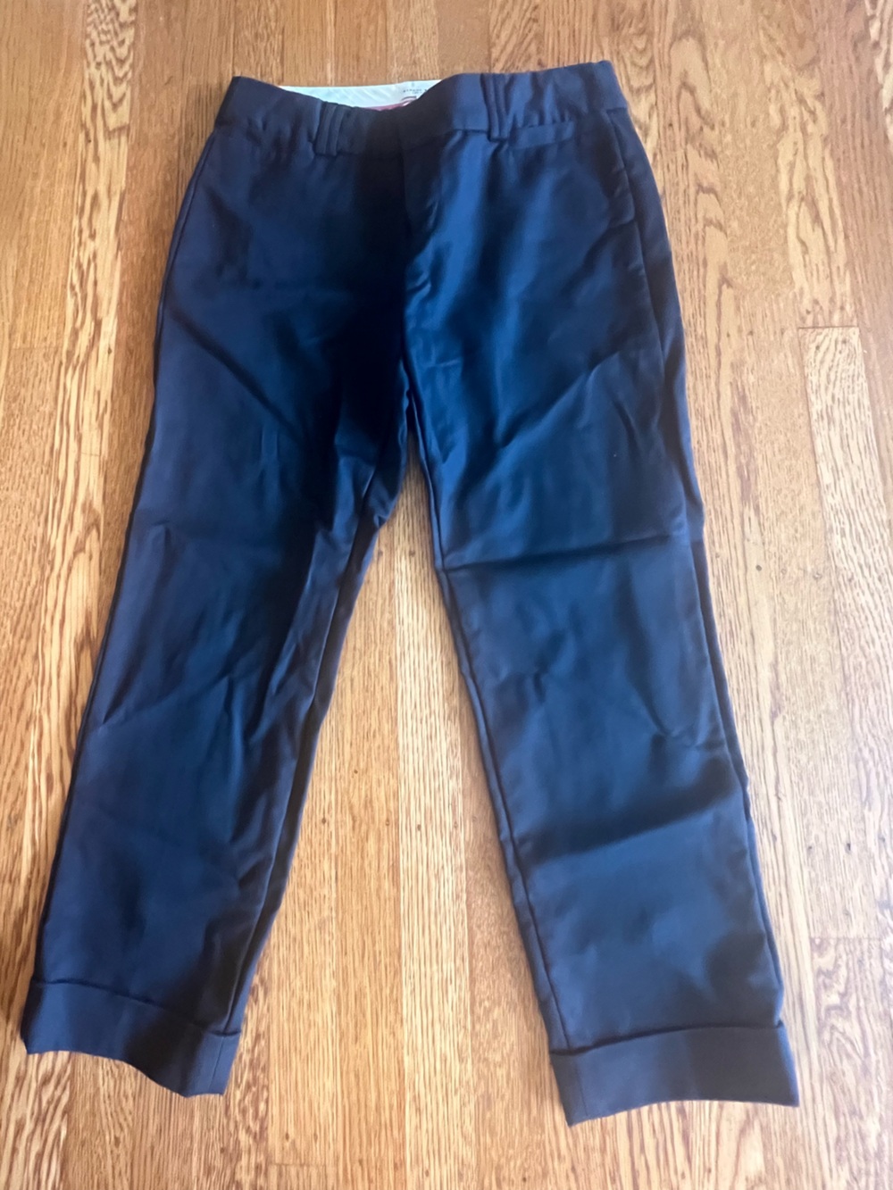 Banana Republic Black Martin Fit Cropped Dress Pants